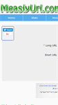 Mobile Screenshot of measlyurl.com