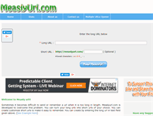 Tablet Screenshot of measlyurl.com